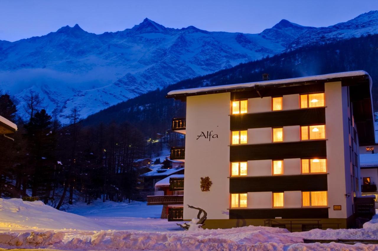 Haus Alfa Daire Saas Fee Dış mekan fotoğraf