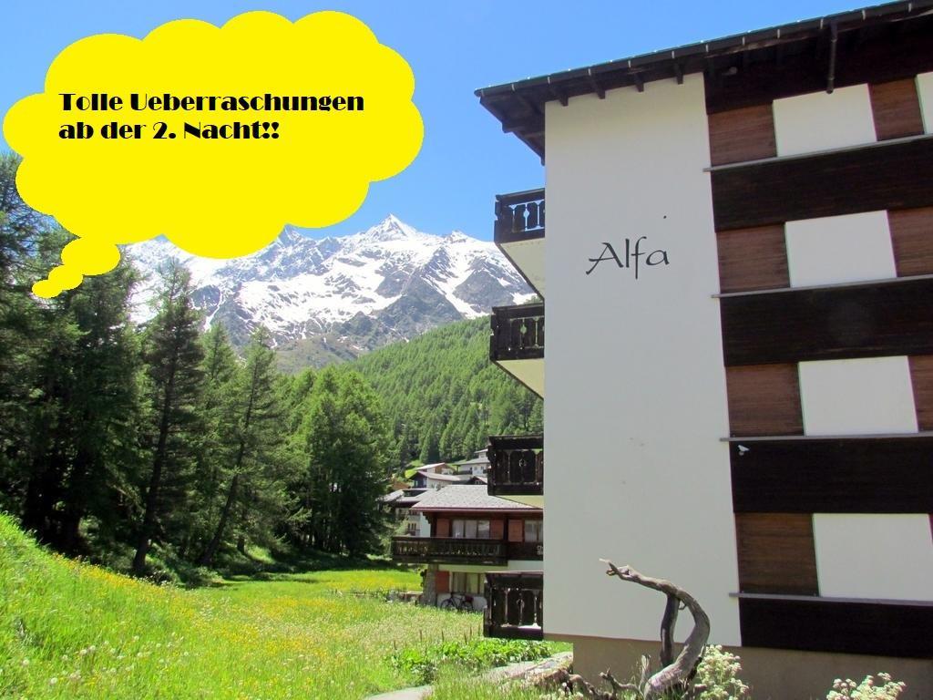 Haus Alfa Daire Saas Fee Dış mekan fotoğraf