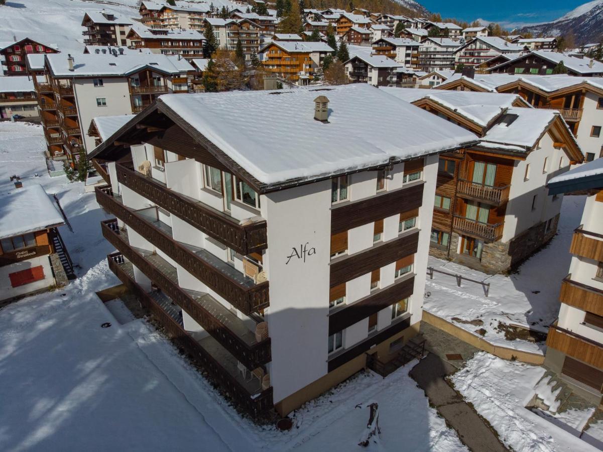 Haus Alfa Daire Saas Fee Dış mekan fotoğraf